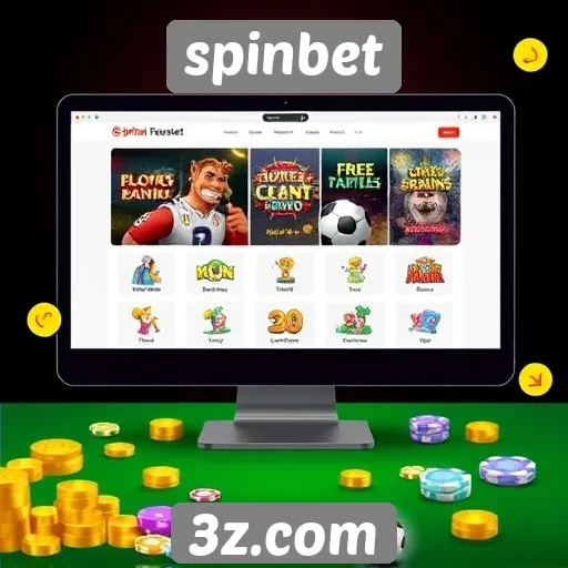 Acessibilidade e interface do Spinbet em destaque